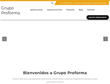 Tablet Screenshot of madridreforma.com